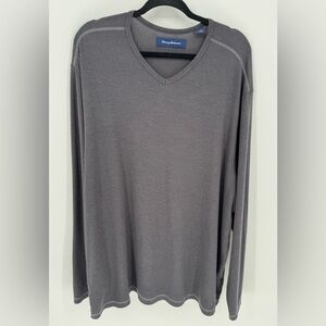 Tommy Bahama Men's V-Neck Long Sleeve Shirt